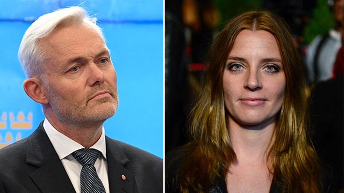 Jonas Attenius och Johanna Frändén. Bild: Jakob Åkersten Brodén/TT/Leo Sellén / SCANPIX