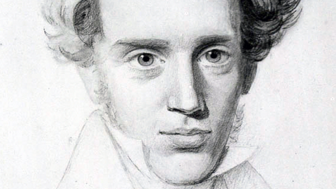 Søren Kierkegaard, filosof och författare. Foto: TT.