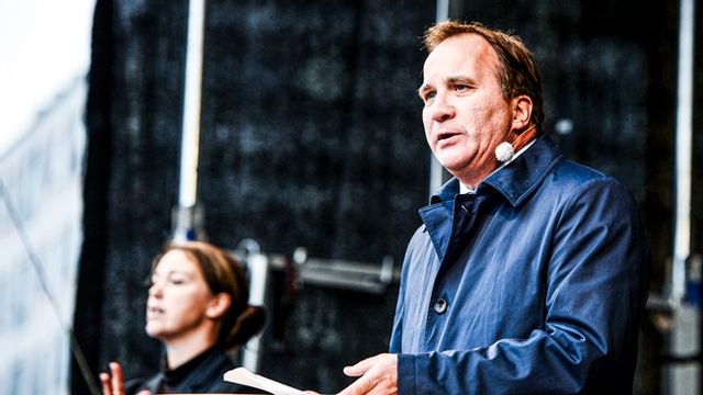 Stefan Löfven på Medborgarplatsen 2015. Foto: Maja Suslin/TT