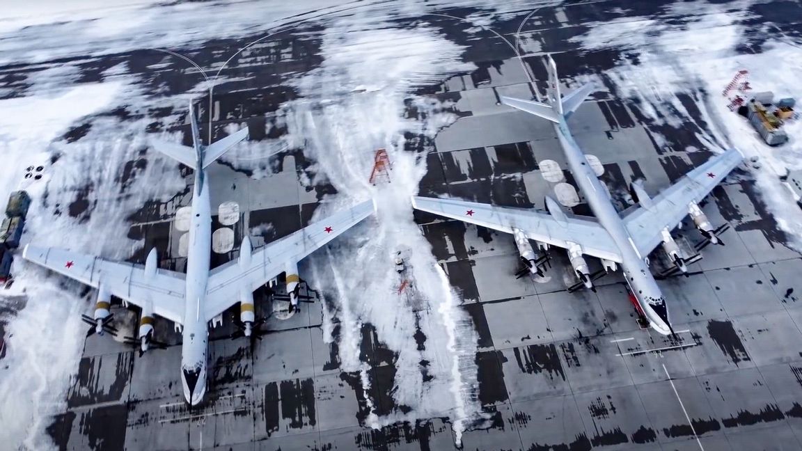 Den ryska flygbasen Engels. Foto: Russian Defense Ministry Press/AP/TT 