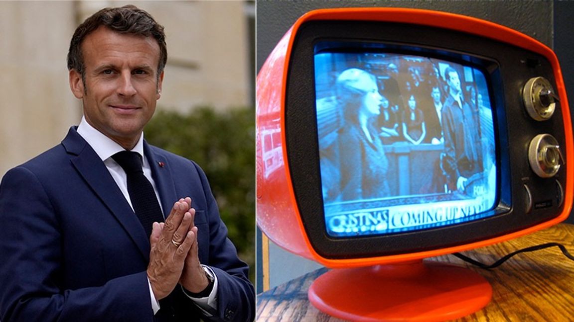 Emanuel Macron lovade att avskaffa Frankrikes tv-avgift. Foto: Christophe Ena/AP/TT / Housing Works Thrift Shops (CC BY-SA 2.0)