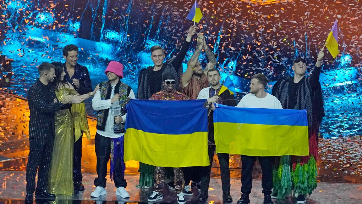 Ukraina vann Eurovision Song Contest 2022. Foto: Luca Bruno/AP/TT