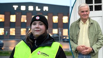 För vems skulle strejkas det egentligen på Tesla? Foto: Jessica Gow/TT