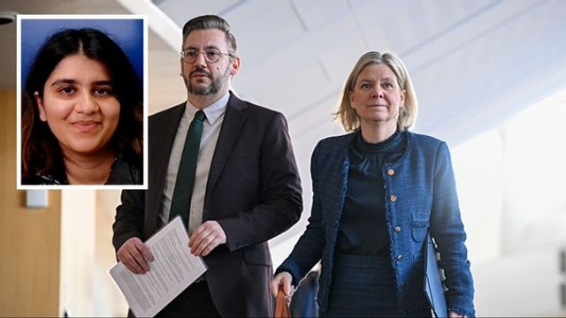 Vem ser mest obekväm ut? FOTO: Anders Wiklund/TT