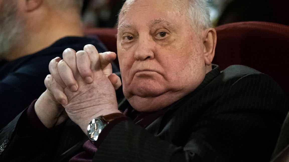 Michail Gorbatjov.
Foto:  Alexander Zemlianitjenko/AP/TT