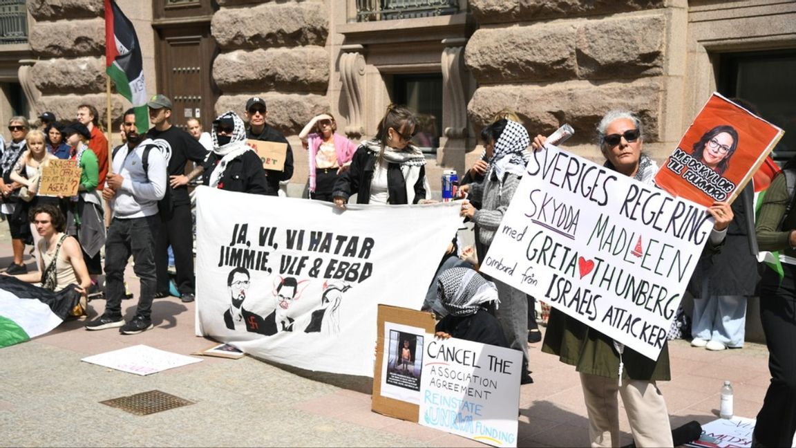 Antisemitism är OK så länge den kommer från vänstern, enligt Expo. Foto: Lars Schröder/TT