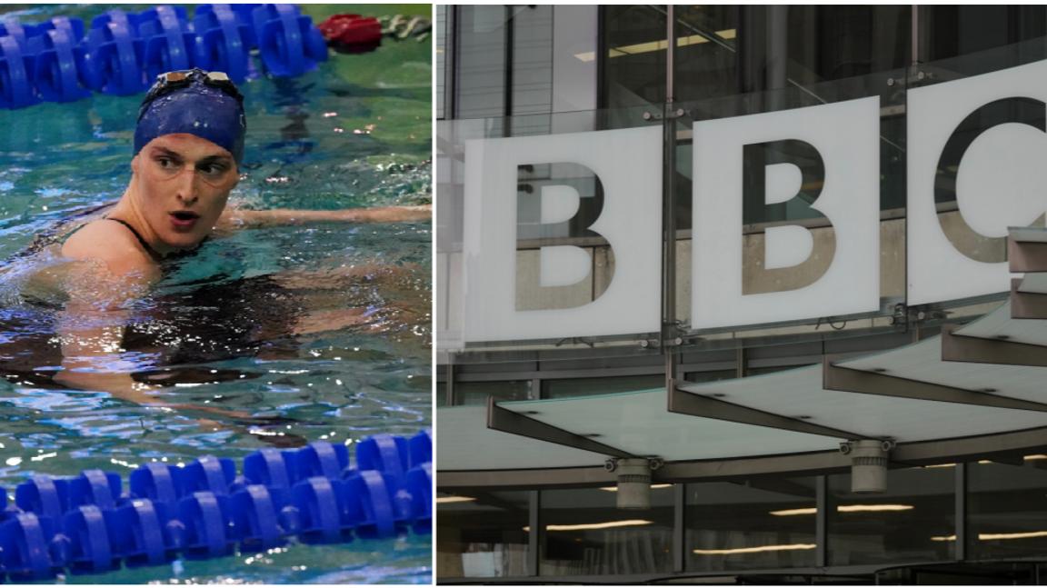 Simmaren Lia Thomas väckte stor debatt efter segern i en universitetstitel i USA. Nu kritiseras BBC för okritisk rapportering om transatleter i sporten. Foto: John Bazemore/Kin Cheung/AP/TT