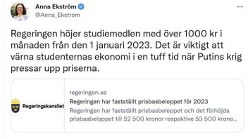 Skolministerns tweet föll inte i god jord utan väckte irritation. Foto: Internet