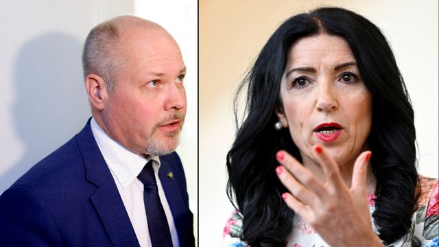 Amineh Kakabaveh uppmanar kurder att inte rösta på Socialdemokraterna. Foto: Christine Olsson/Anders WiklundTT