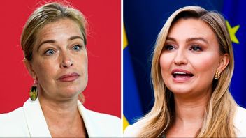 Annika Strandhäll (S) KU-anmäler energiminister Ebba Busch (KD). Foto: Maja Suslin/Lars Schröder/TT