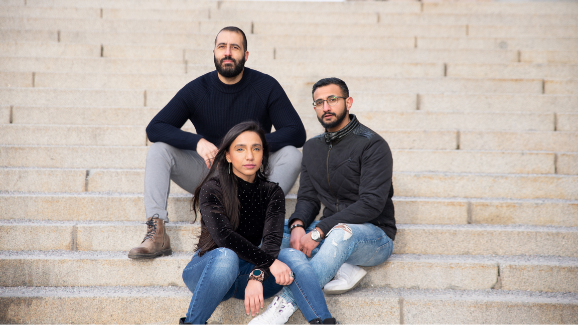 Omar Makram, Zara Kay, Luai Ahmed. Foto: Tomas Eriksson 