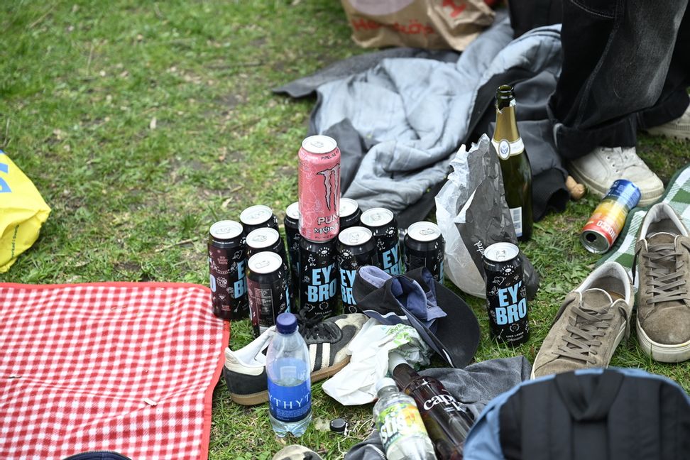 Bild från Valborgsfirande i Uppsala. Foto: Fredrik Sandberg/TT