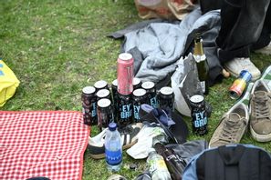 Bild från Valborgsfirande i Uppsala. Foto: Fredrik Sandberg/TT