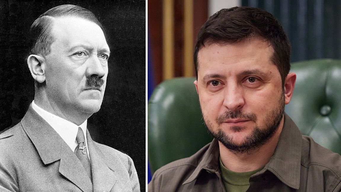 Det var inte Adolf Hitler och Volodymyr Zelenskyj som ställde upp i det franska borgmästarvalet. Foto: Bundesarchiv, Bild 183-S33882 / CC BY-SA 3.0 DE/Public Domain