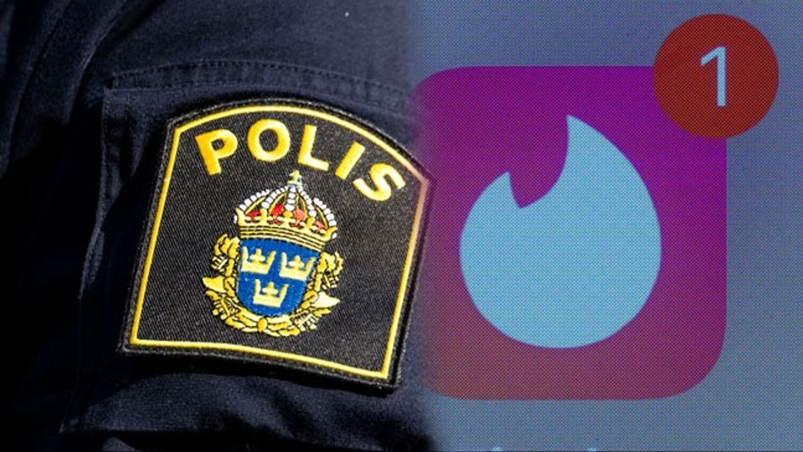 En polis döms till fängelse för våldtäkt mot en kvinna som han träffade på Tinder. Foto: Johan Nilsson/TT/ Magnus Lejhall/TT