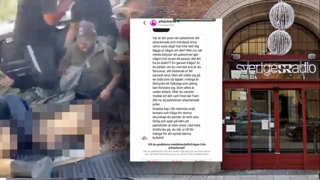 Sveriges Radio P4 Sjuhärads Instagramkonto användes för att kritisera ett Israelvänligt inlägg. Foto: Google Maps/Instagram