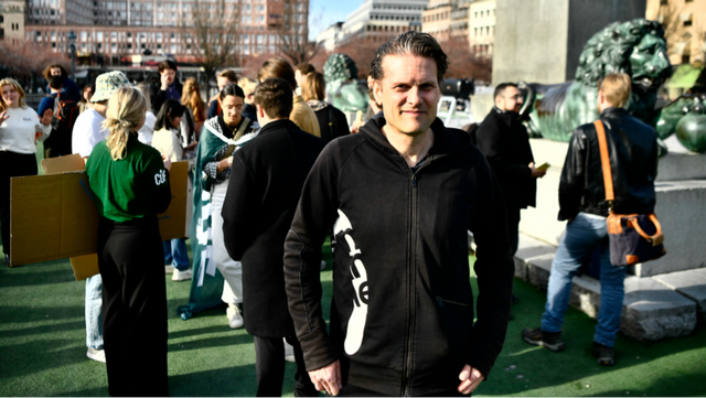 Mattias Svensson är en synnerligen oklassisk liberal. Foto: Caisa Rasmussen / TT