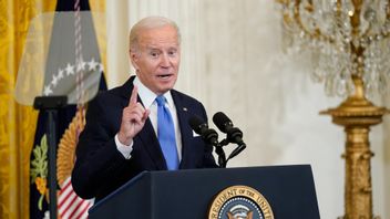 Den amerikanske presidenten Joe Biden i Vita huset. Foto: Susan Walsh/AP/TT