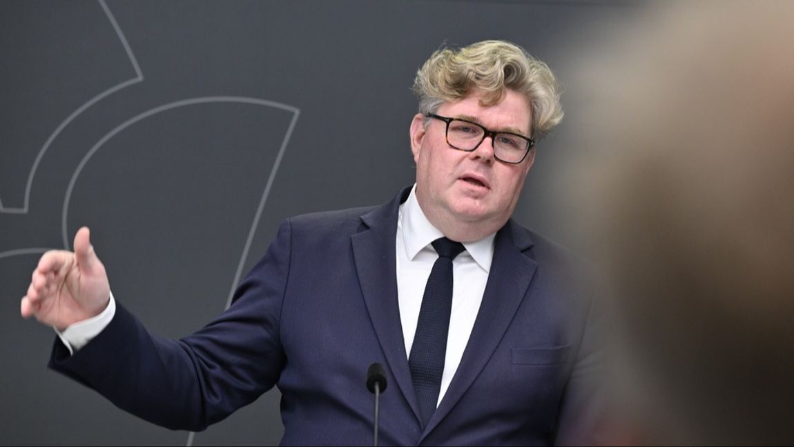 Justitieminister Gunnar Strömmer (M). Arkivbild. Foto: Henrik Montgomery/TT