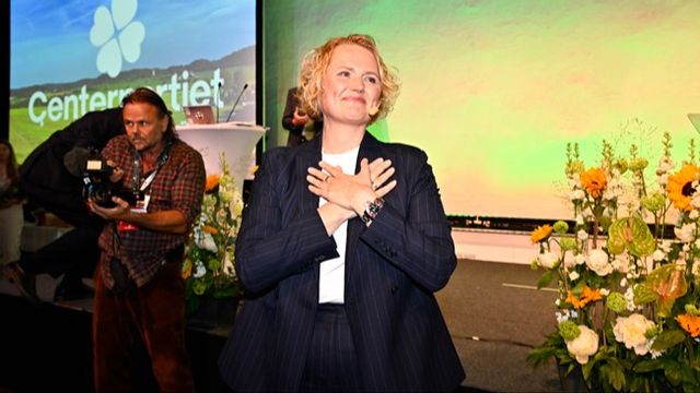 Anna-Karin Hatt (C). Foto: Anders Wiklund/TT.