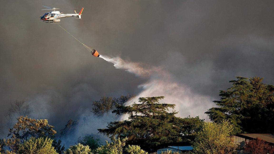 Bränderna i Rom i Italien. Foto: Roberto Monaldo/AP/TT