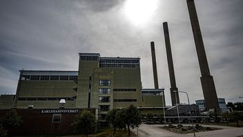 Karlshamnsverket, som på grund av en EU-förordning inte längre får användas som effektreserv. Bild: Johan Nilsson/TT