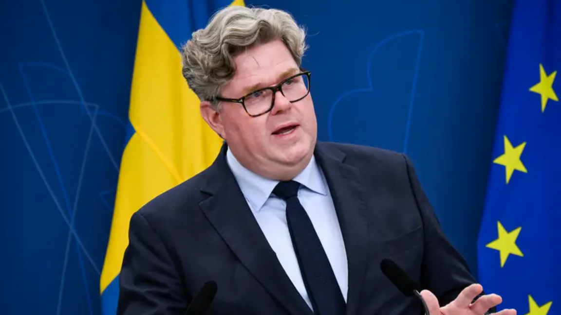 Justitieminister Gunnar Strömmer (M). Foto: Henrik Montgomery/TT 