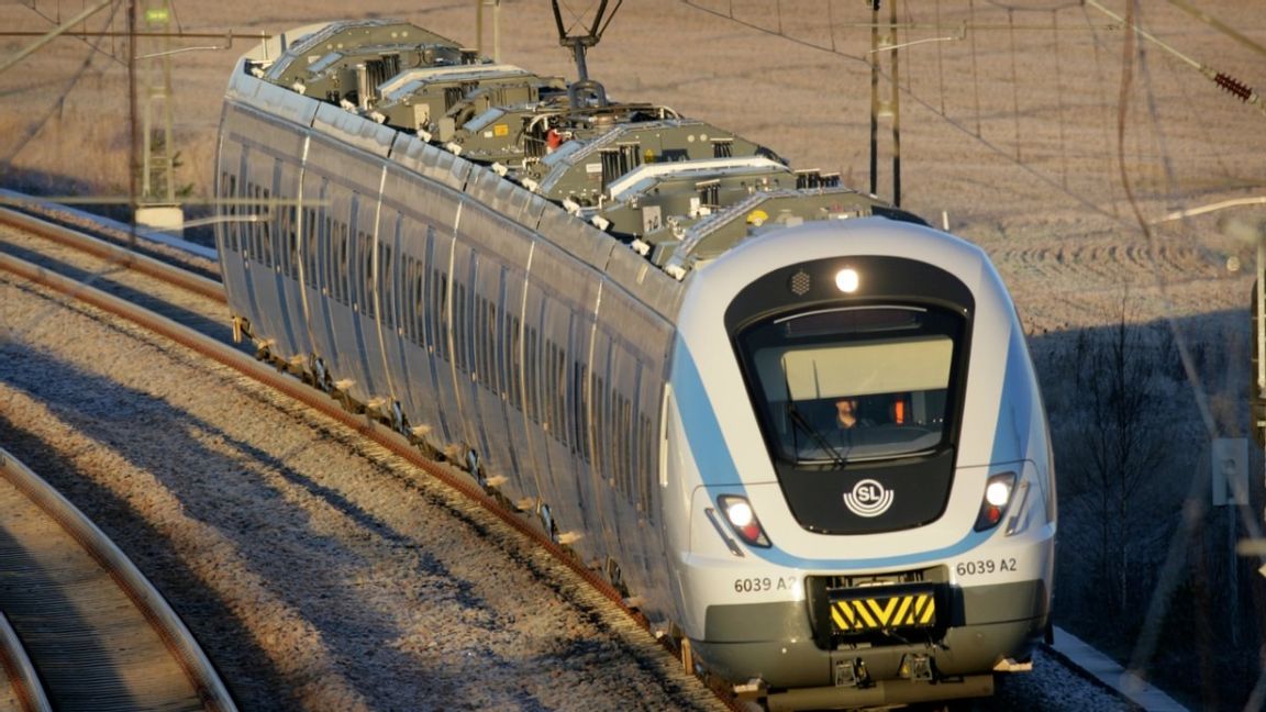 Skottlossning på Kungsängens pendeltågstation. Foto: Fredrik Sandberg / TT