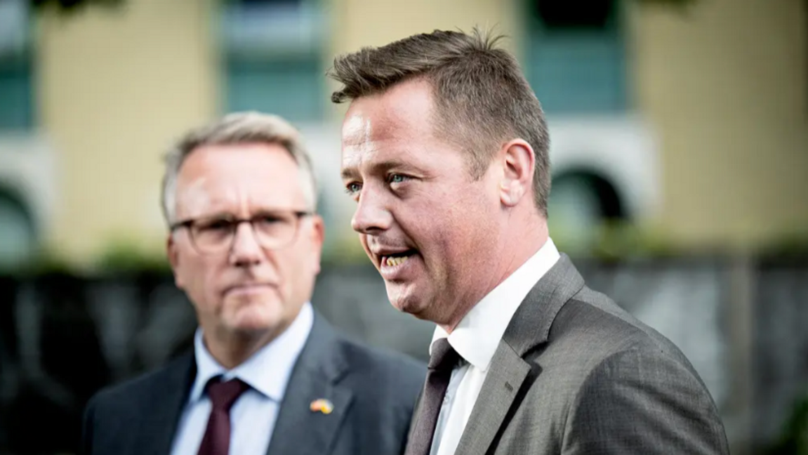 Danmarks transportminister Thomas Danielsen (V). Foto: Nils Meilvang/Scanpix/TT