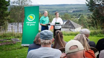 Miljöpartiet lovar inte guld men kanske kanske lite gröna skogar. Foto: Linnea Vesterlund/TT