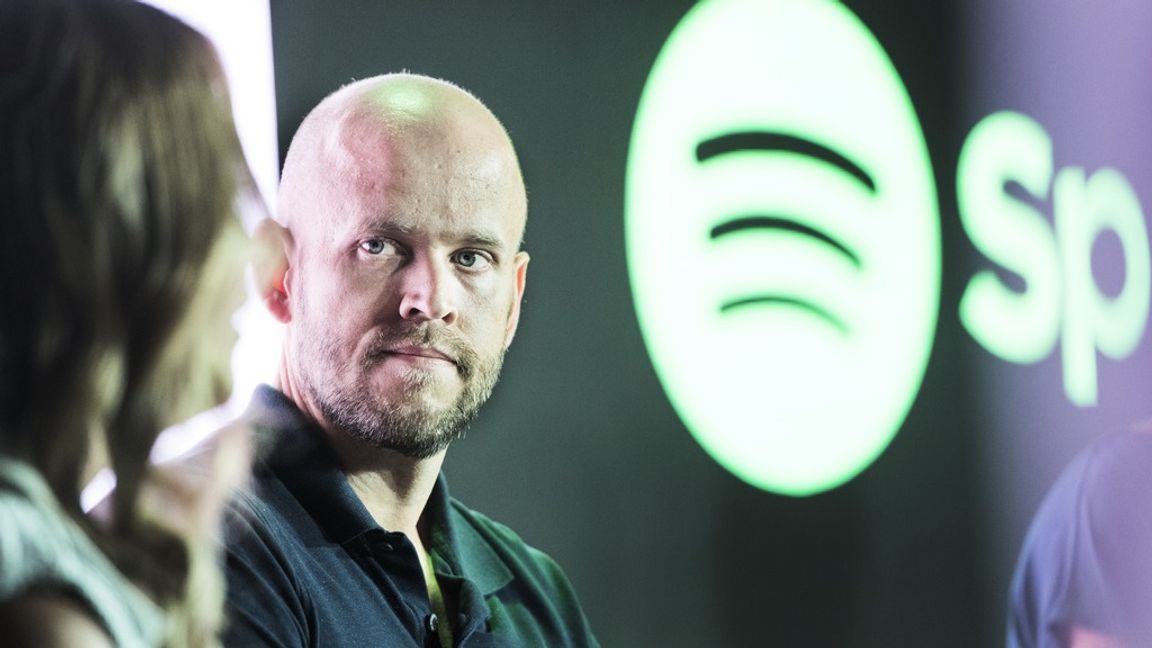 Daniel Ek är medgrundare av Spotify.
Foto: Lars Pehrson/SvD/TT.