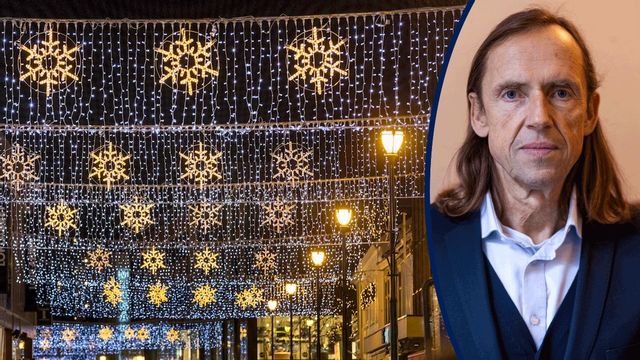 Runt om i Europa, som här i norska Trondheim, sätts julprydnaderna upp på gator och torg. Men numera firar Europa jul under terrorhot. Foto: Gorm Kallestad/NTB/TT