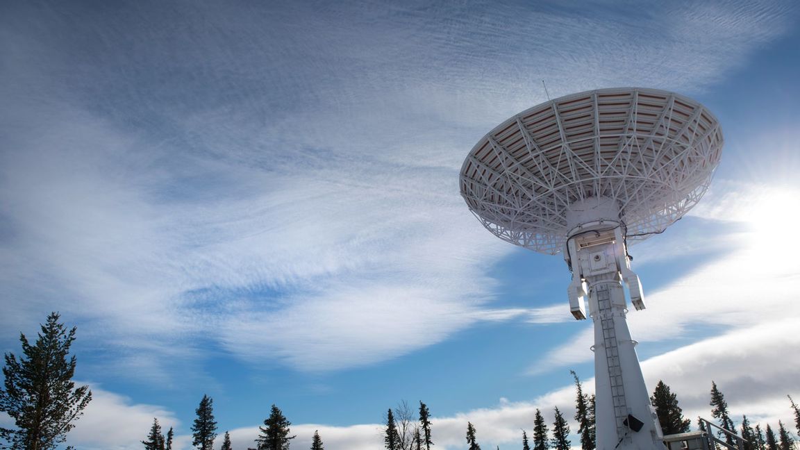 Rymdbasen Esrange utanför Kiruna ska på sikt användas för att skicka upp svenska militärsatelliter. Foto: Fredrik Sandberg/TT