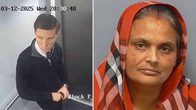 Henry Nowak och Kiran Kaur. Bild: CCTV/Public Domain/Hampshire Police/PA Wire