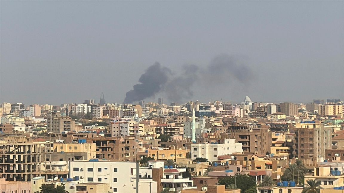 Bild från en attack i huvudstaden Khartum i september. Rashid Ahmad/AP/TT