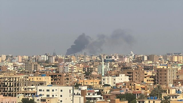 Bild från en attack i huvudstaden Khartum i september. Rashid Ahmad/AP/TT