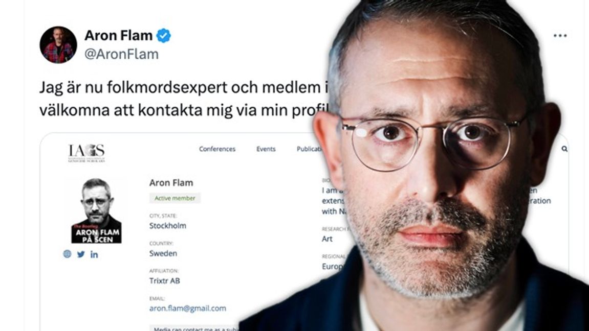 Aron Flam. Foto:  Stina Stjernkvist/SvD/TT