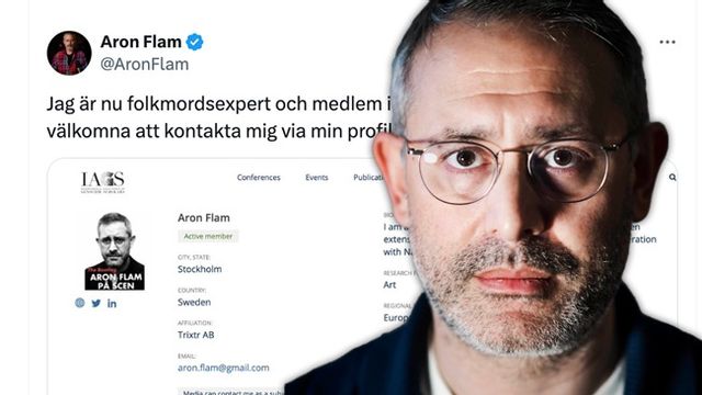 Aron Flam. Foto:  Stina Stjernkvist/SvD/TT