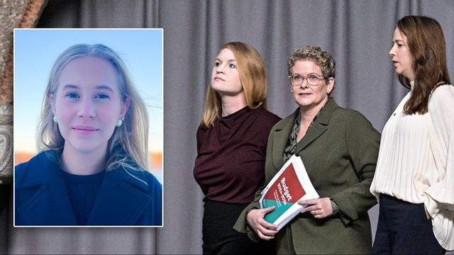 Clara Lindblom (V), finansborgarråd Karin Wanngård (S) och klimatborgarråd Åsa Lindhagen (MP) är tillväxtens fiender i Stockholm skriver KDU Stockholms ordförande Gabriella Eckhardt. Foto: Anders Wiklund/TT/Pressbild