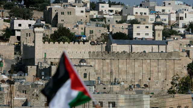 Staden Hebron på Västbanken, där inflytelserika klaner vill bryta med PA och bilda eget emirat. Arkivbild. Foto: Muhammed Muheisen/AP/TT
