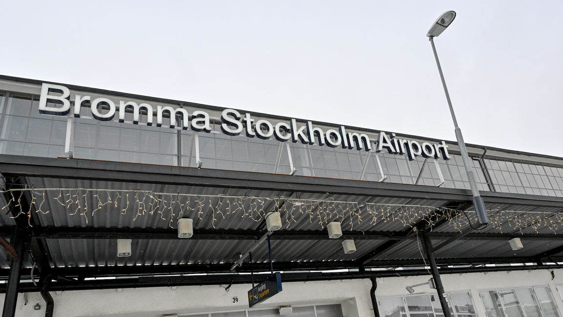 Bromma flygplats. Foto: Jonas Ektrömer/TT