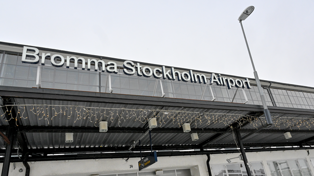 Bromma flygplats. Foto: Jonas Ektrömer/TT