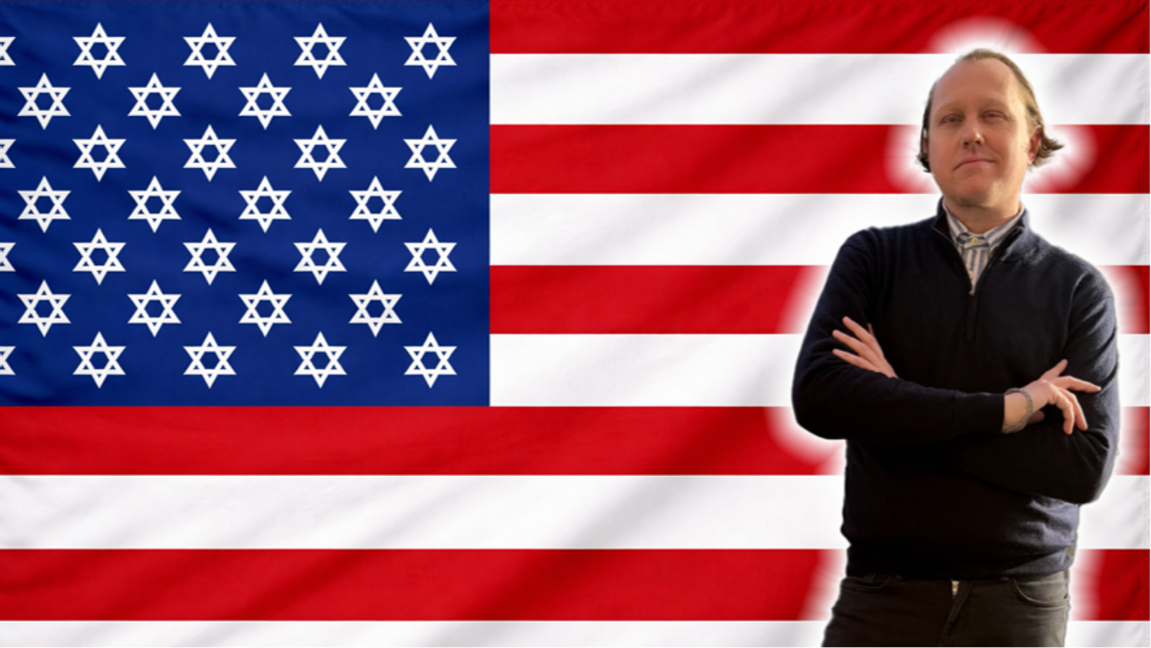 Hmm... Är det inte något fel med denna flagga? Foto: ChatGPT