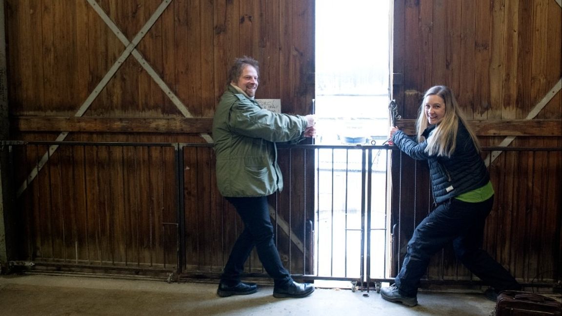 Marinarkeolog Jim Hansson och Nina Eklöf, projektledare vid Statens maritima museer. Arkivbild. Foto: Henrik Montgomery/TT.