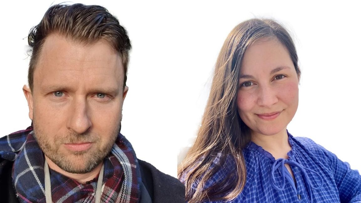 Andreas Sidkvist och Sophia Keivano från Partiet MoD