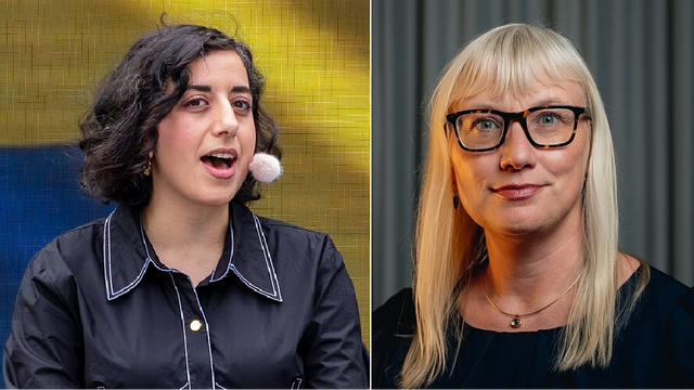 Simona Mohamsson och Malin Sjöberg Högrell. Foto: Bene Riobó, CC BY-SA 4.0 / Region Uppsala, CC0