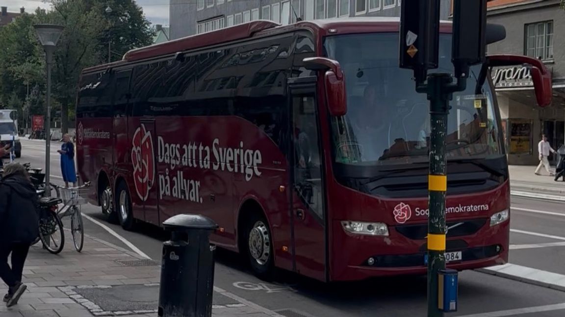 Socialdemokraterna talar om att ta Sverige på allvar, men det är snarare samarbetspartierna som bör tas på allvar. Foto: Skärmdump