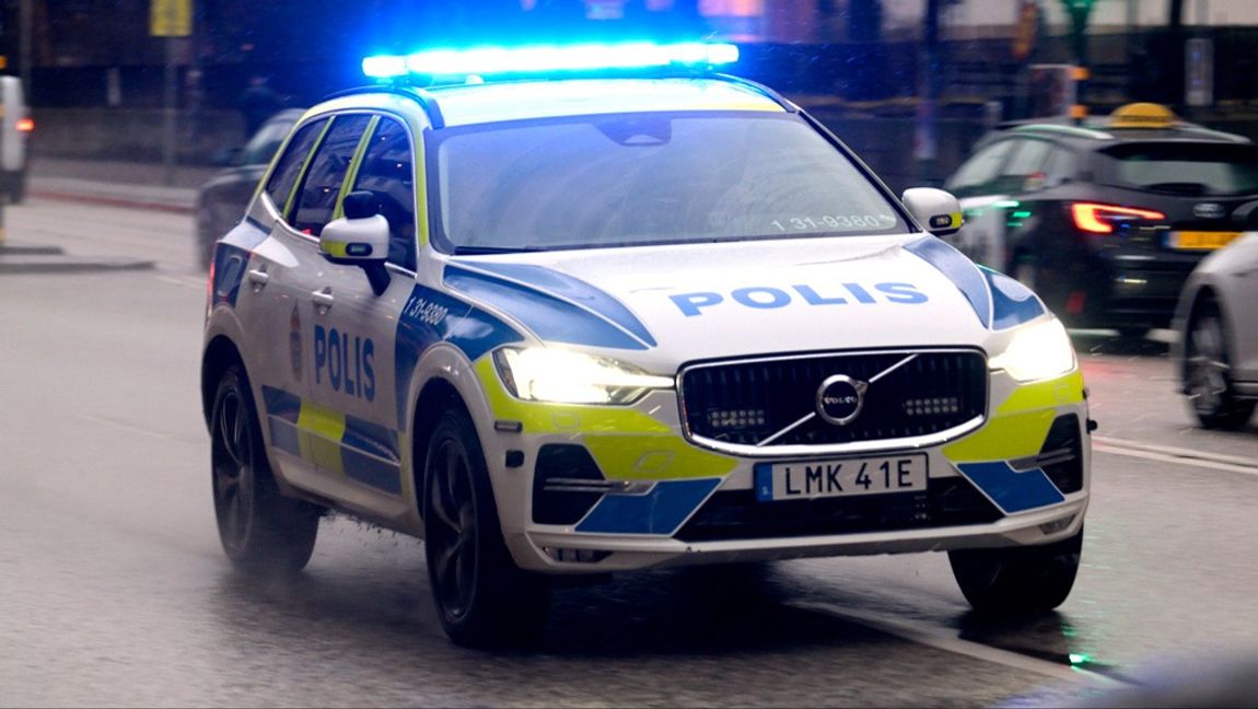 En polis skadades i samband med en insats på en anstalt i Vänersborg. Arkivbild. Foto: Janerik Henriksson/TT.