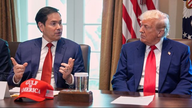 Utrikesminister Marco Rubio ska ha lett samtalen om vapenvila. Arkivbild. Foto: Evan Vucci/AP/TT