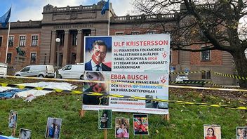 Bild från det tidigare tältlägret vid Göteborgs Universitet. Bild: Caroline Thelning